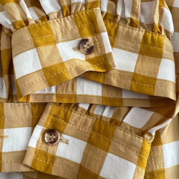 Maeve April Gingham Babydoll Blouse - Picture 8 of 10